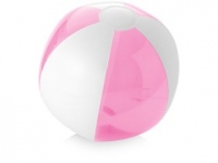 Пляжный мяч «Bondi», розовый прозрачный/белый, ПВХ