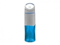 Бутылка спортивная «Radius», синий прозрачный/серый, материал Eastman tritan™ без БФА