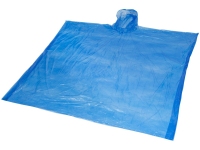 Дождевик «Ziva», ярко-синий прозрачный, пластик