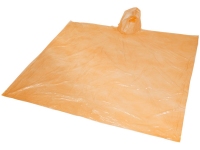 Дождевик «Ziva», оранжевый прозрачный , пластик