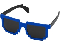 Очки солнцезащитные «Pixel», черный/ярко-синий, пластик