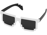 Очки солнцезащитные «Pixel», черный/белый, пластик