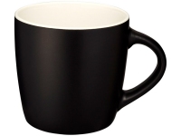Керамическая чашка «Riviera», черный/белый, керамика