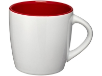 Керамическая чашка «Aztec», белый/красный, керамика