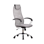 Офисное кресло Metta BK-8 (Цвет обивки:Светло - серый, Цвет каркаса:Серебро)