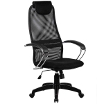 Офисное кресло Metta BK-8 (Цвет обивки:Черный, Цвет каркаса:Черный)