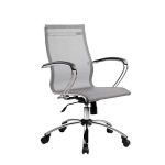 Офисное кресло Metta SkyLine S-2 (Цвет обивки:Серый, Цвет каркаса:Серебро)