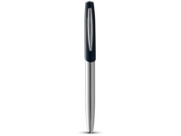 Ручка металлическая роллер «Geneva», серебристый/синий, металл