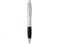 Ручка металлическая шариковая «Mandarine», серебристый/черный, металл