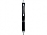 Ручка металлическая шариковая «Mandarine», черный/серебристый, металл
