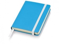 Блокнот А6 «Juan», голубой, картон с покрытием из бумаги, имитирующей кожу