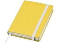 Блокнот А6 «Juan», желтый, картон с покрытием из бумаги, имитирующей кожу