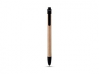 Ручка-стилус шариковая «Planet», бежевый/черный, переработанный картон/пластик