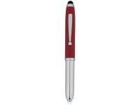 Ручка-стилус шариковая «Xenon», красный/серебристый, алюминий