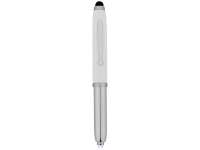 Ручка-стилус шариковая «Xenon», белый/серебристый, алюминий