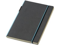 Блокнот А5 «Cuppia», черный/светло-синий, картон