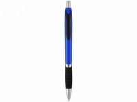 Ручка пластиковая шариковая «Turbo», ярко-синий/черный/серебристый, АБС пластик