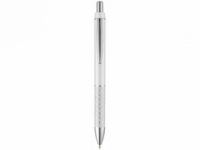 Ручка пластиковая шариковая «Bling», белый/серебристый, АБС пластик/алюминий