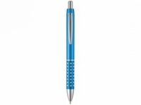 Ручка пластиковая шариковая «Bling», светло-синий/серебристый, АБС пластик/алюминий