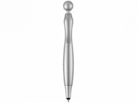 Ручка-стилус шариковая «Naples», серебристый, АБС пластик