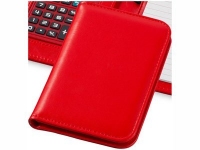 Блокнот А6 «Smarti» с калькулятором, красный, полиуретан