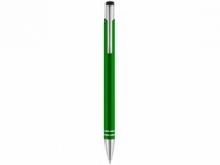 Ручка металлическая шариковая «Hawk», зеленый/серебристый, алюминий