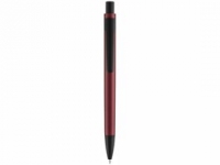 Ручка металлическая шариковая «Ardea», красный/черный, алюминий