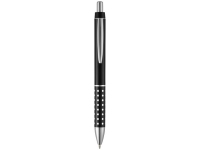 Ручка пластиковая шариковая «Bling», черный/серебристый, АБС пластик/алюминий