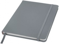Блокнот А5 «Spectrum» с линованными страницами, серый, картон с покрытием ПВХ
