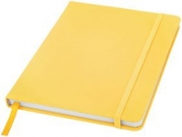 Блокнот А5 «Spectrum» с линованными страницами, желтый, картон с покрытием ПВХ