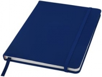 Блокнот А5 «Spectrum» с линованными страницами, темно-синий, картон с покрытием ПВХ