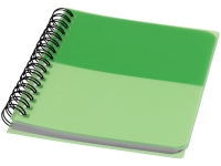 Блокнот А6 «Colour Block», зеленый, ПП пластик