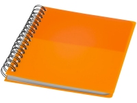 Блокнот А6 «Colour Block», оранжевый, ПП пластик