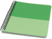 Блокнот А5 «ColourBlock», зеленый, ПП пластик