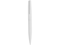 Ручка металлическая шариковая «Milos», белый/серебристый, металл c покрытием "софт-тач"
