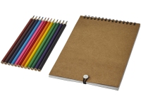 Цветной набор «Claude», разноцветный, коричневый, дерево, бумага