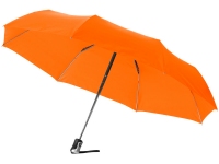 Зонт складной «Alex», оранжевый, полиэстер, металл, пластик