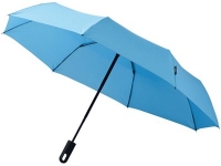 Зонт складной «Traveler», синий, эпонж полиэстер