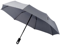 Зонт складной «Traveler», серый, эпонж полиэстер