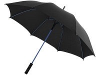 Зонт-трость «Spark», черный/синий, эпонж полиэстер/стекловолокно