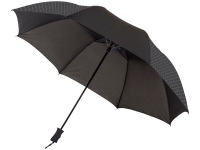 Зонт складной «Victor», черный, полиэстер, металл, прорезиненный пластик