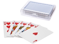 Карточная игра «Reno», прозрачный, синий, карты- ламинированный картон, футляр- пластик