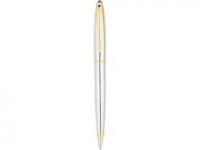 Ручка металлическая шариковая «Ривьера», серебристый/золотистый, металл