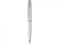 Ручка металлическая шариковая «Ковентри» в футляре, белый, ручка- металл, футляр- металл с пастиковой серебристой окантовкой