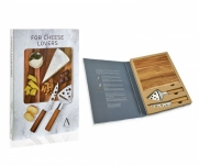 Подарочный набор из 2 ножей и доски для сыра