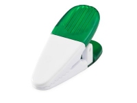 Держатель для бумаги «Holdz», белый/зеленый прозрачный, пластик