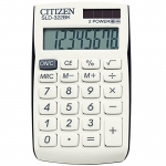 Калькулятор карманный Citizen SLD-322BK, 8 разрядный, двойное питание, 190*143*39, белый-черный