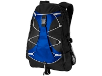 Рюкзак «Hikers», черный/ярко-синий, полиэстер 600D