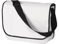 Конференц сумка для документов «Malibu», белый/черный, полиэстер