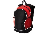 Рюкзак «Boomerang», черный/красный/белый, полиэстер 600D, нетканый полипропилен 80 г/м2